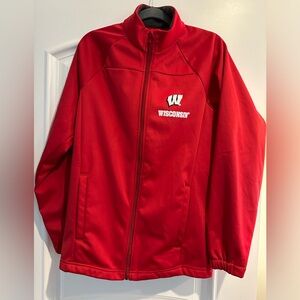 Antigua Full Zip Jacket University Wisconsin worn once.